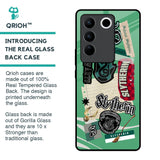 Slytherin Glass Case for Vivo V27 5G