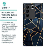 Abstract Tiles Glass Case for Vivo V27 5G