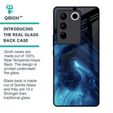 Dazzling Ocean Gradient Glass Case For Vivo V27 5G