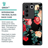 Floral Bunch Glass Case For Vivo V27 5G