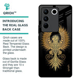 Mythical Phoenix Art Glass Case for Vivo V27 5G