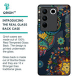 Owl Art Glass Case for Vivo V27 5G