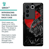 Red Moon Tiger Glass Case for Vivo V27 5G