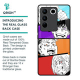 Anime Sketch Glass Case for Vivo V27 5G