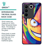 Monkey Wpap Pop Art Glass Case for Vivo V27 5G