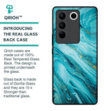 Ocean Marble Glass Case for Vivo V27 5G