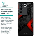 Modern Camo Abstract Glass Case for Vivo V27 5G