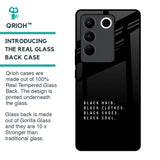 Black Soul Glass Case for Vivo V27 5G
