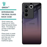 Grey Ombre Glass Case for Vivo V27 5G