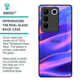 Colorful Dunes Glass Case for Vivo V27 5G