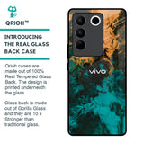 Watercolor Wave Glass Case for Vivo V27 5G