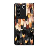 Bronze Abstract Vivo V27 5G Glass Cases & Covers Online