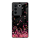 Heart Rain Fall Vivo V27 Pro 5G Glass Back Cover Online