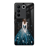 Queen Of Fashion Vivo V27 Pro 5G Glass Back Cover Online