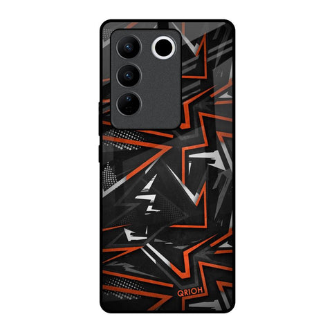 Vector Art Vivo V27 Pro 5G Glass Back Cover Online