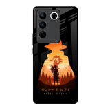 Luffy One Piece Vivo V27 Pro 5G Glass Back Cover Online