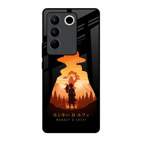 Luffy One Piece Vivo V27 Pro 5G Glass Back Cover Online