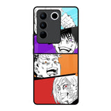 Anime Sketch Vivo V27 Pro 5G Glass Back Cover Online