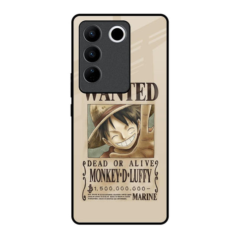 Luffy Wanted Vivo V27 Pro 5G Glass Back Cover Online