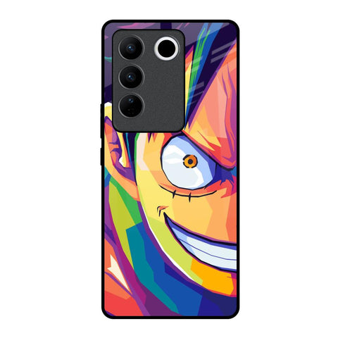 Monkey Wpap Pop Art Vivo V27 Pro 5G Glass Back Cover Online