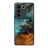 Golden Splash Vivo V27 Pro 5G Glass Back Cover Online