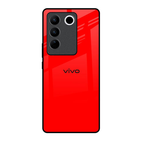 Blood Red Vivo V27 Pro 5G Glass Back Cover Online