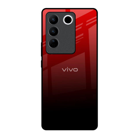 Maroon Faded Vivo V27 Pro 5G Glass Back Cover Online