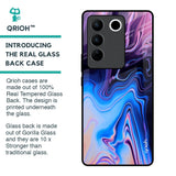 Psychic Texture Glass Case for Vivo V27 Pro 5G