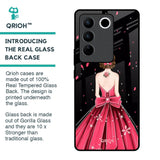 Fashion Princess Glass Case for Vivo V27 Pro 5G