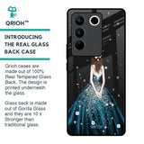 Queen Of Fashion Glass Case for Vivo V27 Pro 5G