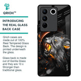 Aggressive Lion Glass Case for Vivo V27 Pro 5G