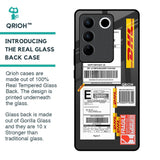 Cool Barcode Label Glass Case For Vivo V27 Pro 5G