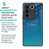 Celestial Blue Glass Case For Vivo V27 Pro 5G