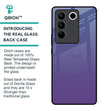 Indigo Pastel Glass Case For Vivo V27 Pro 5G