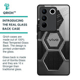 Hexagon Style Glass Case For Vivo V27 Pro 5G