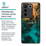 Watercolor Wave Glass Case for Vivo V27 Pro 5G