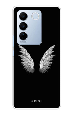 White Angel Wings Vivo V27 Pro 5G Back Cover