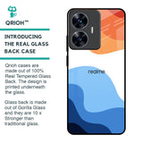 Wavy Color Pattern Glass Case for Realme C55