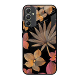 Lines Pattern Flowers Samsung Galaxy A34 5G Glass Back Cover Online