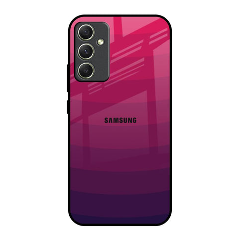 Wavy Pink Pattern Samsung Galaxy A34 5G Glass Back Cover Online