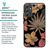 Lines Pattern Flowers Glass Case for Samsung Galaxy A34 5G