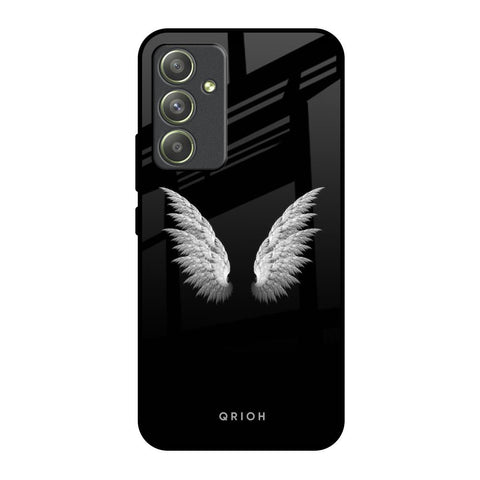 White Angel Wings Samsung Galaxy A54 5G Glass Back Cover Online