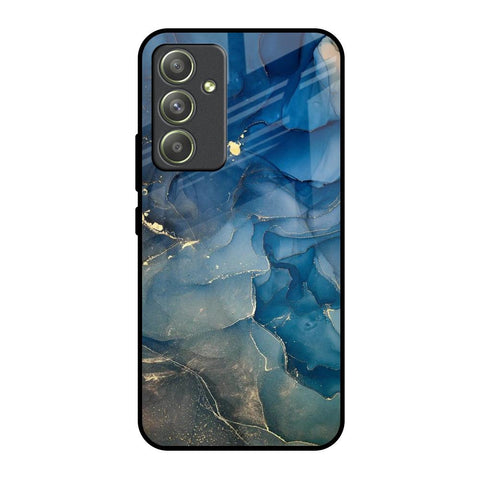 Blue Cool Marble Samsung Galaxy A54 5G Glass Back Cover Online