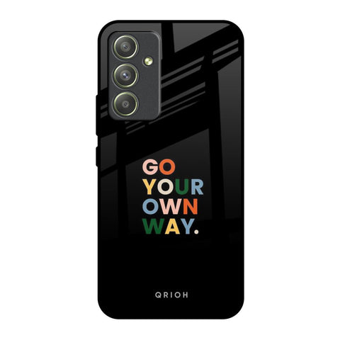 Go Your Own Way Samsung Galaxy A54 5G Glass Back Cover Online