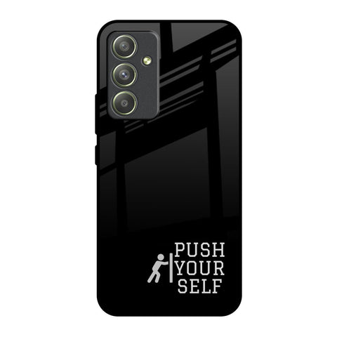 Push Your Self Samsung Galaxy A54 5G Glass Back Cover Online