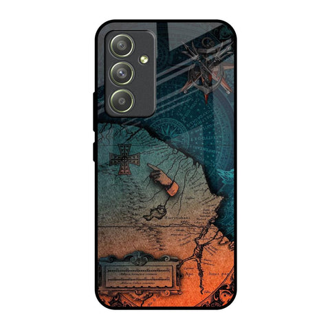 Geographical Map Samsung Galaxy A54 5G Glass Back Cover Online
