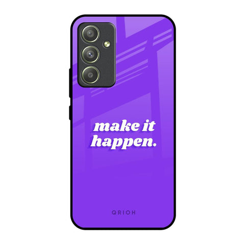 Make it Happen Samsung Galaxy A54 5G Glass Back Cover Online
