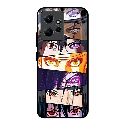 Anime Eyes Redmi Note 12 Glass Back Cover Online