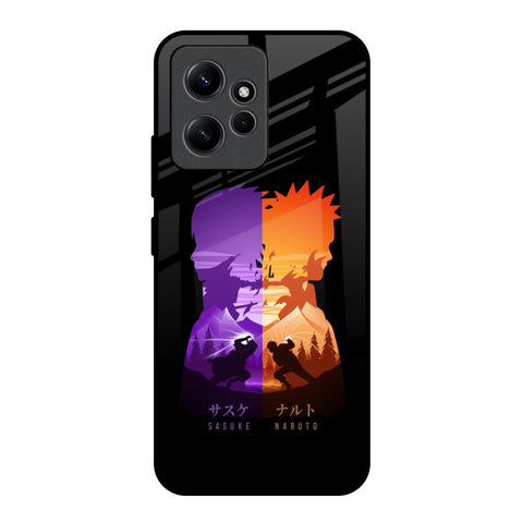 Minimalist Anime Redmi Note 12 Glass Back Cover Online