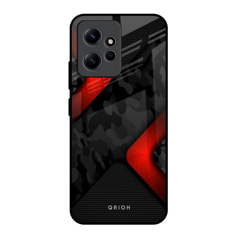 Modern Camo Abstract Redmi Note 12 Glass Back Cover Online